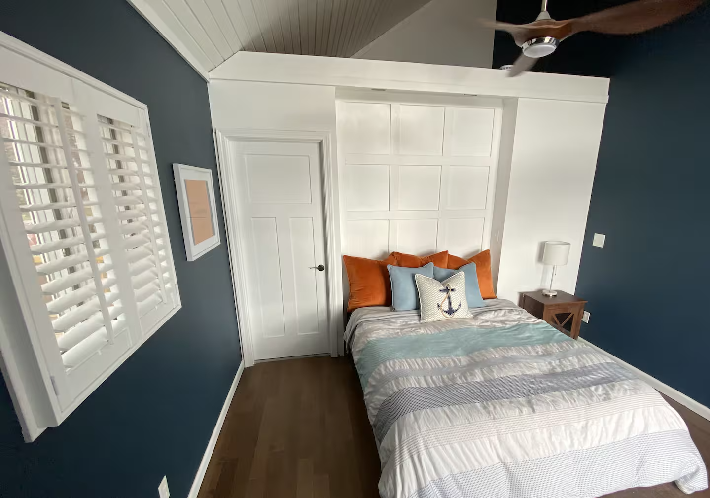 Master bedroom with king bed