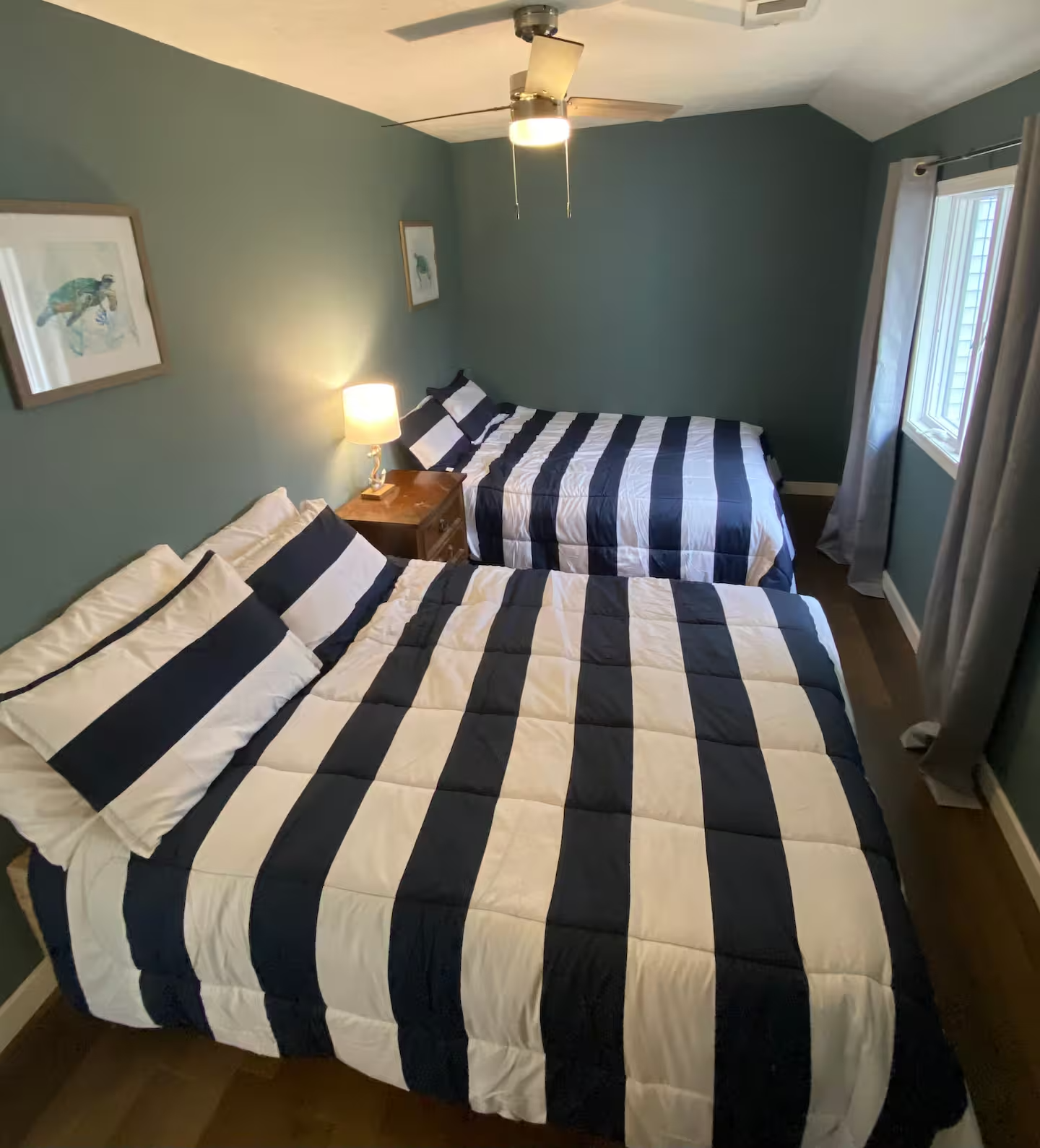 Bedroom 3 with two double beds